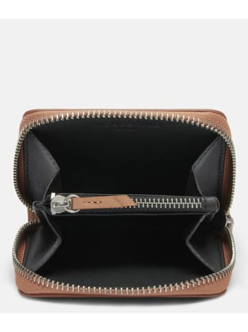 LIEBESKIND BERLIN Leder-Geldbörse "Dot S" in Beige - (B)10 x (H)8 x (T)2 cm