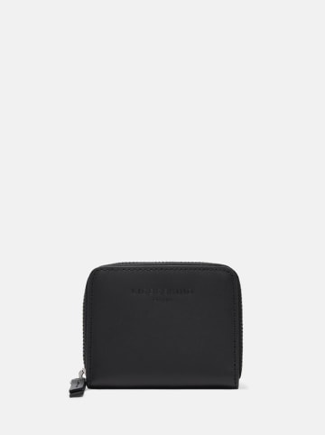 LIEBESKIND BERLIN Leder-Geldbörse "Dot S" in Schwarz - (B)10 x (H)8 x (T)2 cm