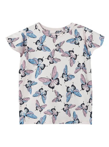 name it Shirt wit/blauw/lichtroze