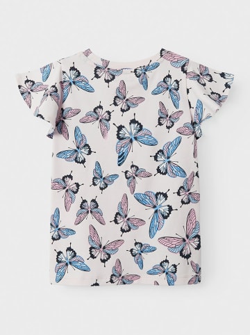 name it Shirt in Weiß/ Blau/ Rosa
