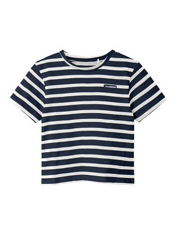 name it Shirt donkerblauw/wit