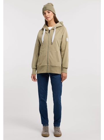 ELBSAND Sweatjacke "Kelda" in Taupe