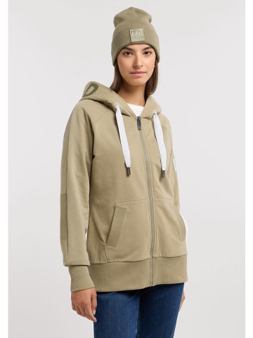 ELBSAND Sweatjacke "Kelda" in Taupe