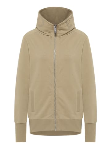 ELBSAND Sweatjacke "Alvis" in Taupe