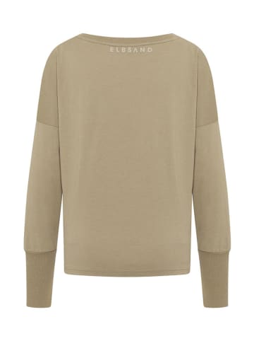 ELBSAND Longsleeve "Ingiara" in Taupe