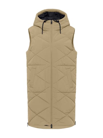 ELBSAND Steppweste "Yara" in Taupe