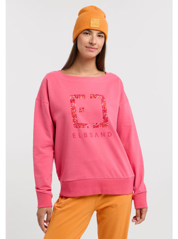 ELBSAND Sweatshirt "Finola" in Pink
