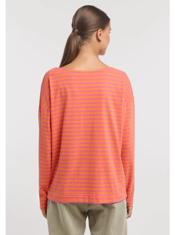 ELBSAND Longsleeve "Tooske" in Pink/ Orange