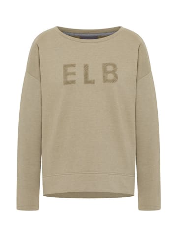 ELBSAND Sweatshirt "Aruna" in Taupe