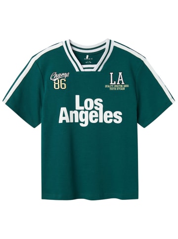 name it Shirt donkergroen