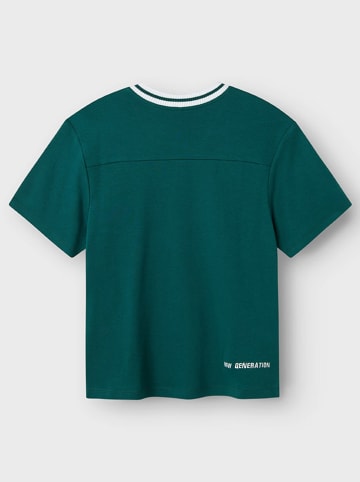 name it Shirt in Dunkelgrün