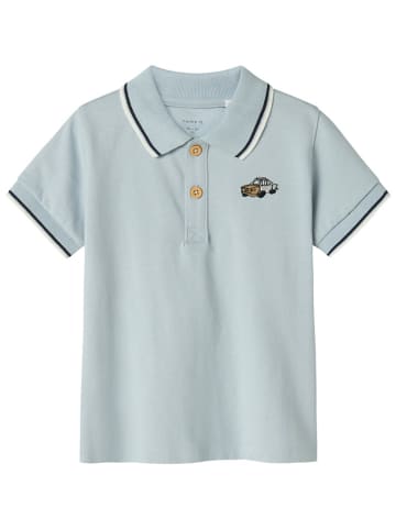 name it Poloshirt in Hellblau