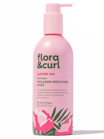 Flora Curl Haarmaske "Rose Water Molasses Moisture", 300 ml