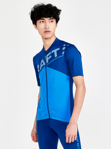 Craft Fietsshirt donkerblauw/lichtblauw