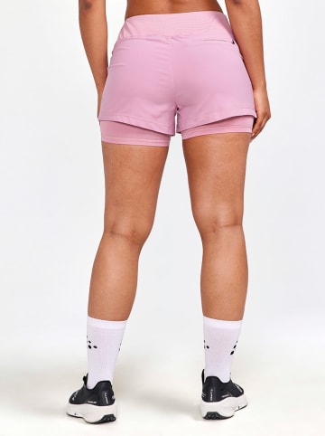 Craft 2in1-Laufshorts "ADV Essence" in Rosa