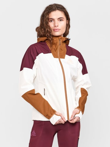 Craft Funktionsjacke "Pro Trail Hydro" in Creme/ Hellbraun/ Dunkelrot