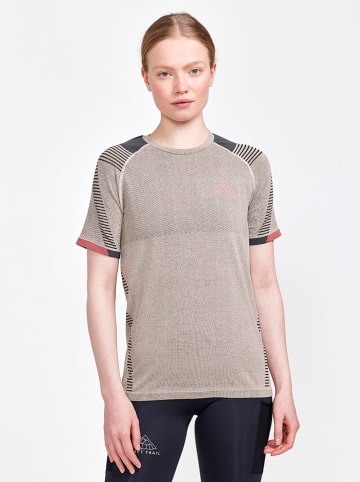 Craft Trailrunningshirt "Pro Trail Fuseknit" in Beige