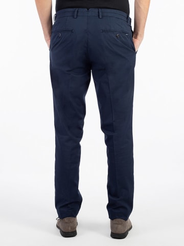 Hackett London Spodnie chino w kolorze granatowym