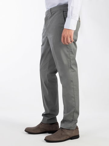 Hackett London Spodnie chino w kolorze szarym