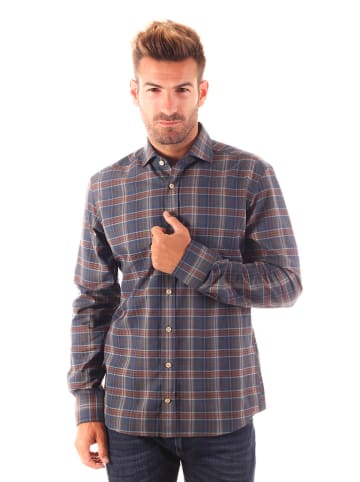 Hackett London Hemd - Regular fit - in Dunkelblau