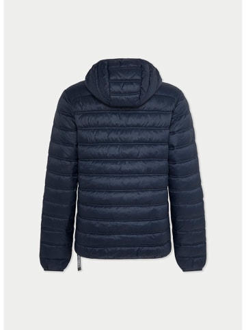 Hackett London Doorgestikte jas donkerblauw