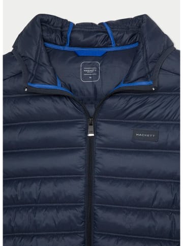 Hackett London Doorgestikte jas donkerblauw