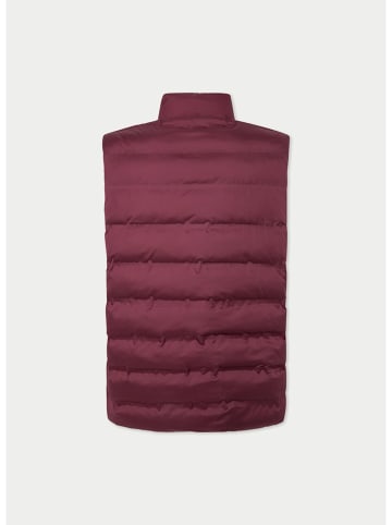 Hackett London Kamizelka pikowana w kolorze bordowym