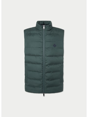Hackett London Kamizelka pikowana w kolorze zielonym