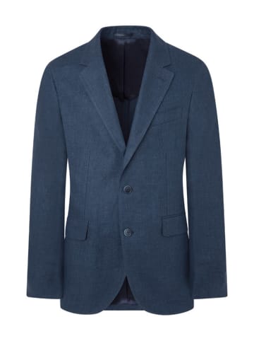Hackett London Leinen-Blazer in Dunkelblau