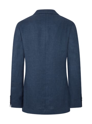 Hackett London Leinen-Blazer in Dunkelblau