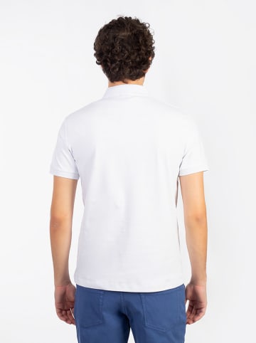 Hackett London Koszulka polo w kolorze białym