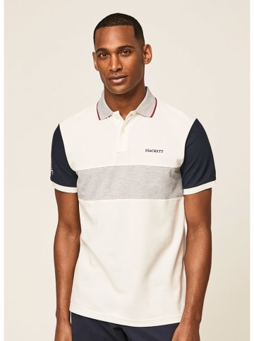 Hackett London Poloshirt in Creme