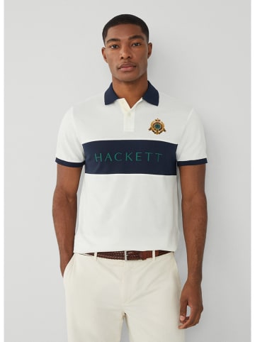 Hackett London Poloshirt in Weiß