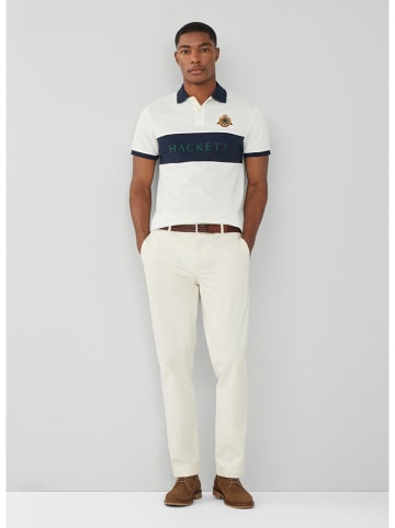 Hackett London Poloshirt in Weiß