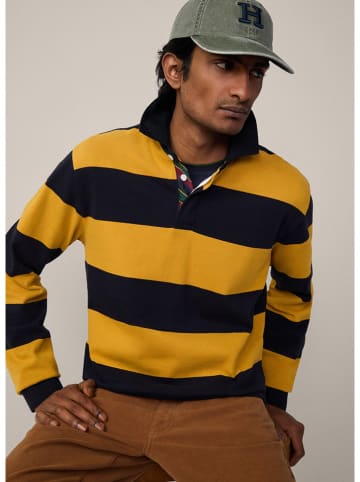 Hackett London Poloshirt in Gelb/ Schwarz