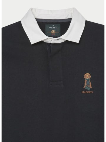 Hackett London Poloshirt in Schwarz