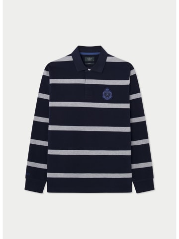 Hackett London Poloshirt in Dunkelblau
