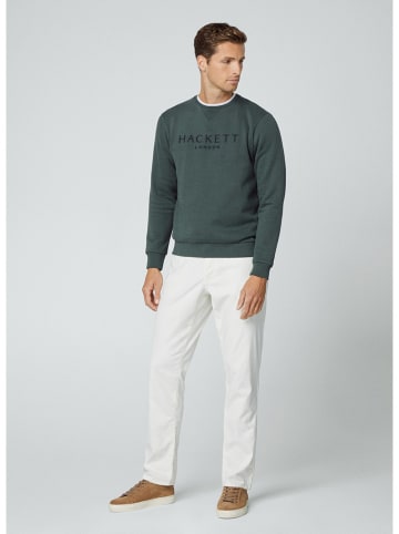 Hackett London Sweatshirt in Dunkelgrün