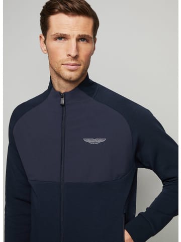 Hackett London Sweatjacke in Dunkelblau