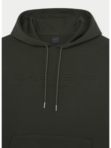 Hackett London Hoodie in Khaki
