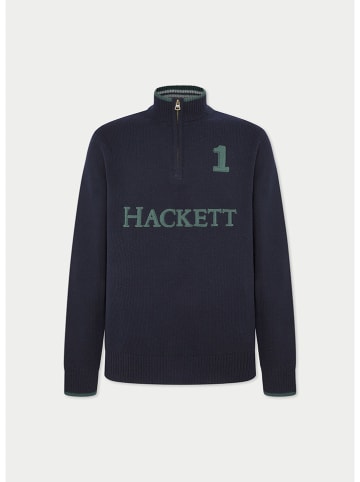 Hackett London Wollpullover in Dunkelblau
