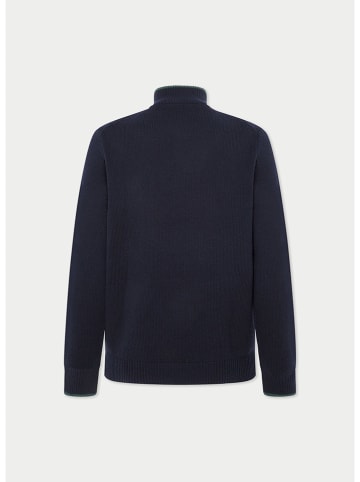 Hackett London Wollpullover in Dunkelblau