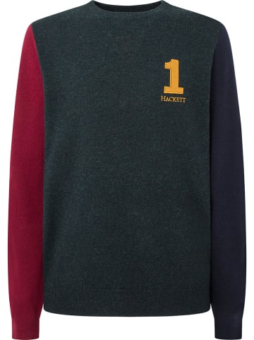 Hackett London Wełniany sweter ze wzorem