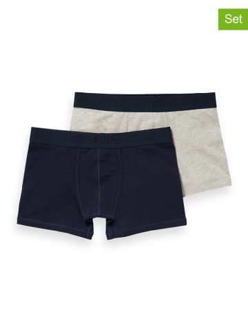 Scotch & Soda 2er-Set: Boxershorts in Schwarz/ Grau
