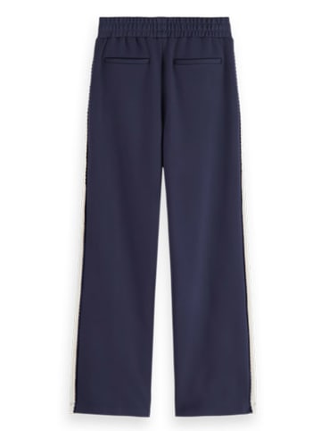 Scotch & Soda Sweatbroek donkerblauw/wit