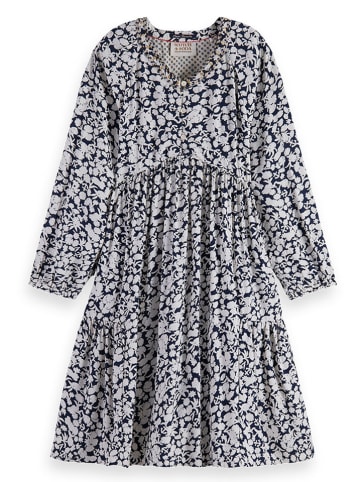 Scotch & Soda Jurk donkerblauw/wit