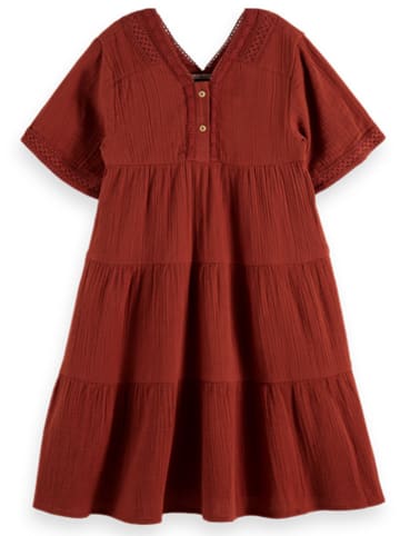 Scotch & Soda Sukienka w kolorze bordowym