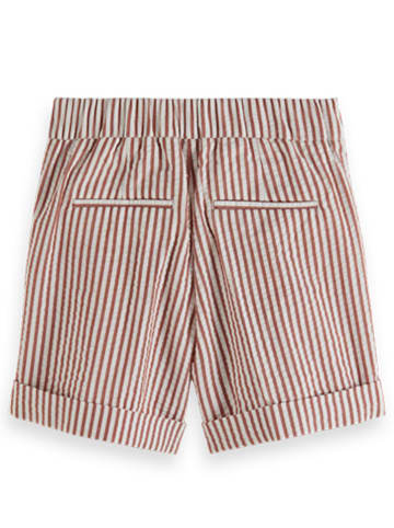Scotch & Soda Shorts in Rot/ Weiß