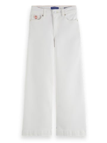 Scotch & Soda Spijkerbroek - wide fit - wit
