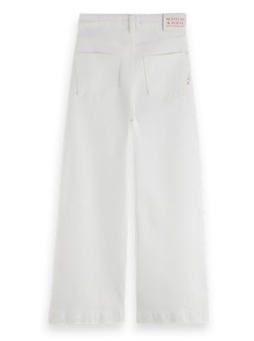 Scotch & Soda Dżinsy - Wide fit - w kolorze białym